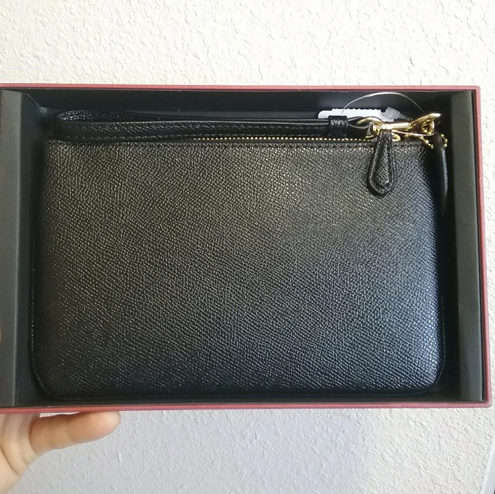 Coach Wizard Of Oz Black Wristlet - Picture 3 of 7